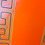 Vintage orange underplate 70s