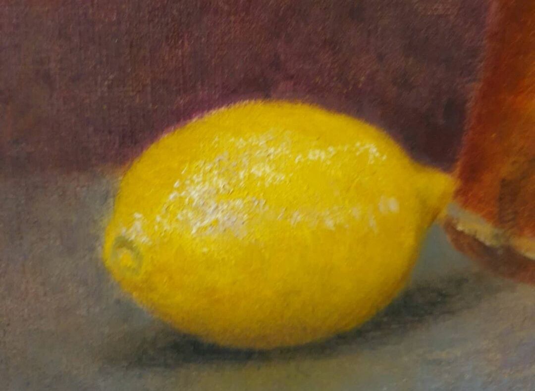 Still life oil on canvas