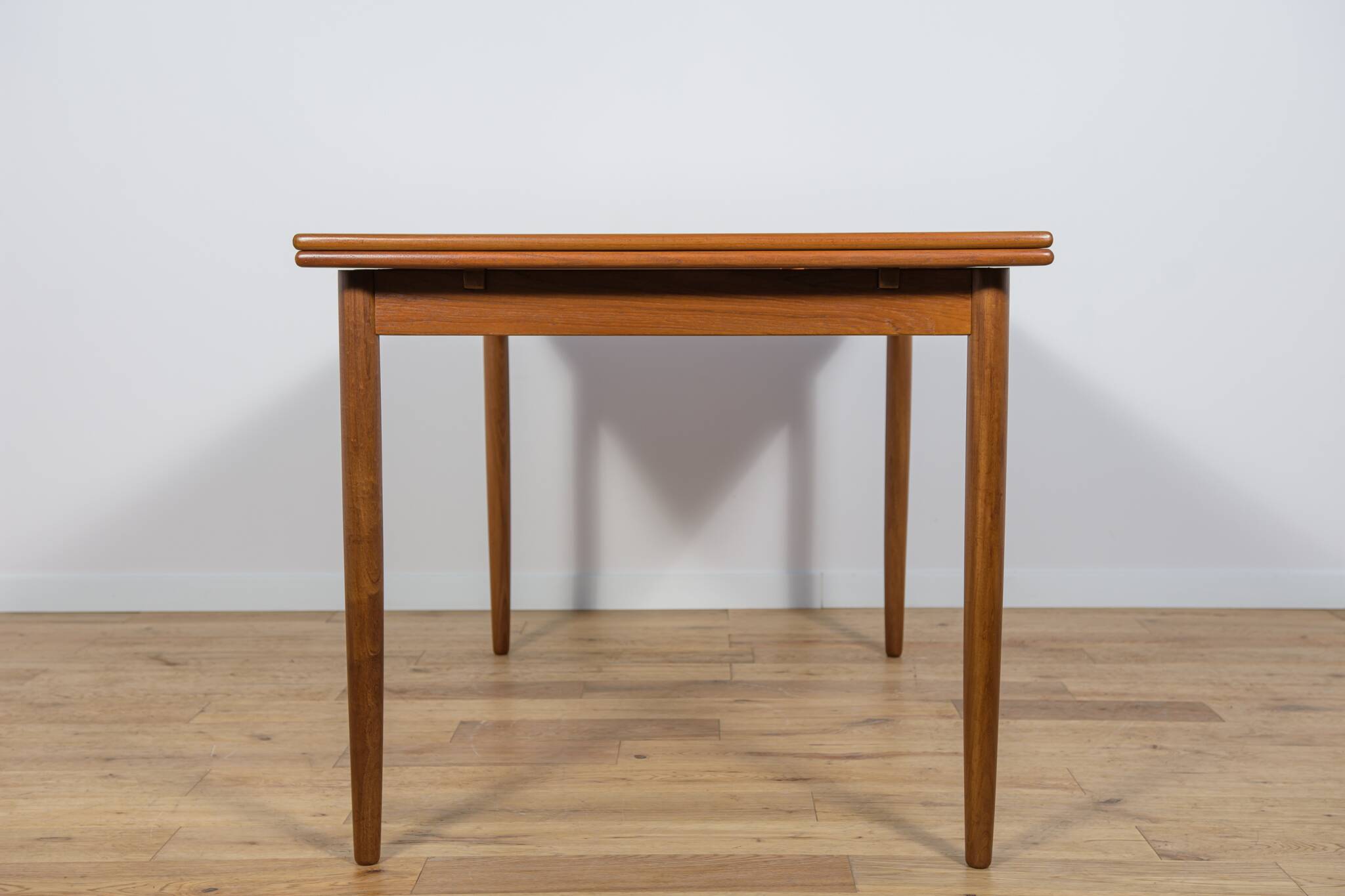Mid Century Teak Extendable Dining Table, Denmark, 1960s