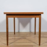 Mid Century Teak Extendable Dining Table, Denmark, 1960s