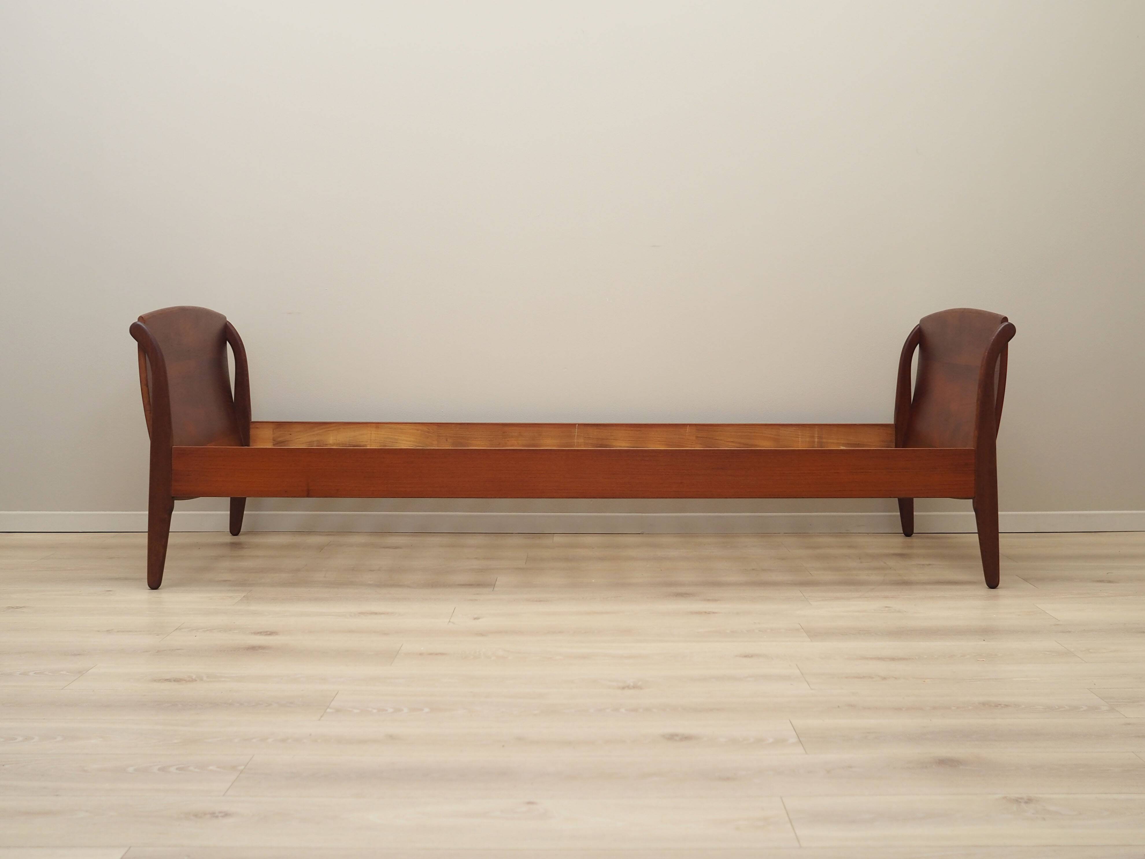 Teak bed, Danish design, 1970s, production: Denmark