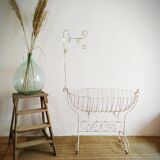 Old wrought iron cradle