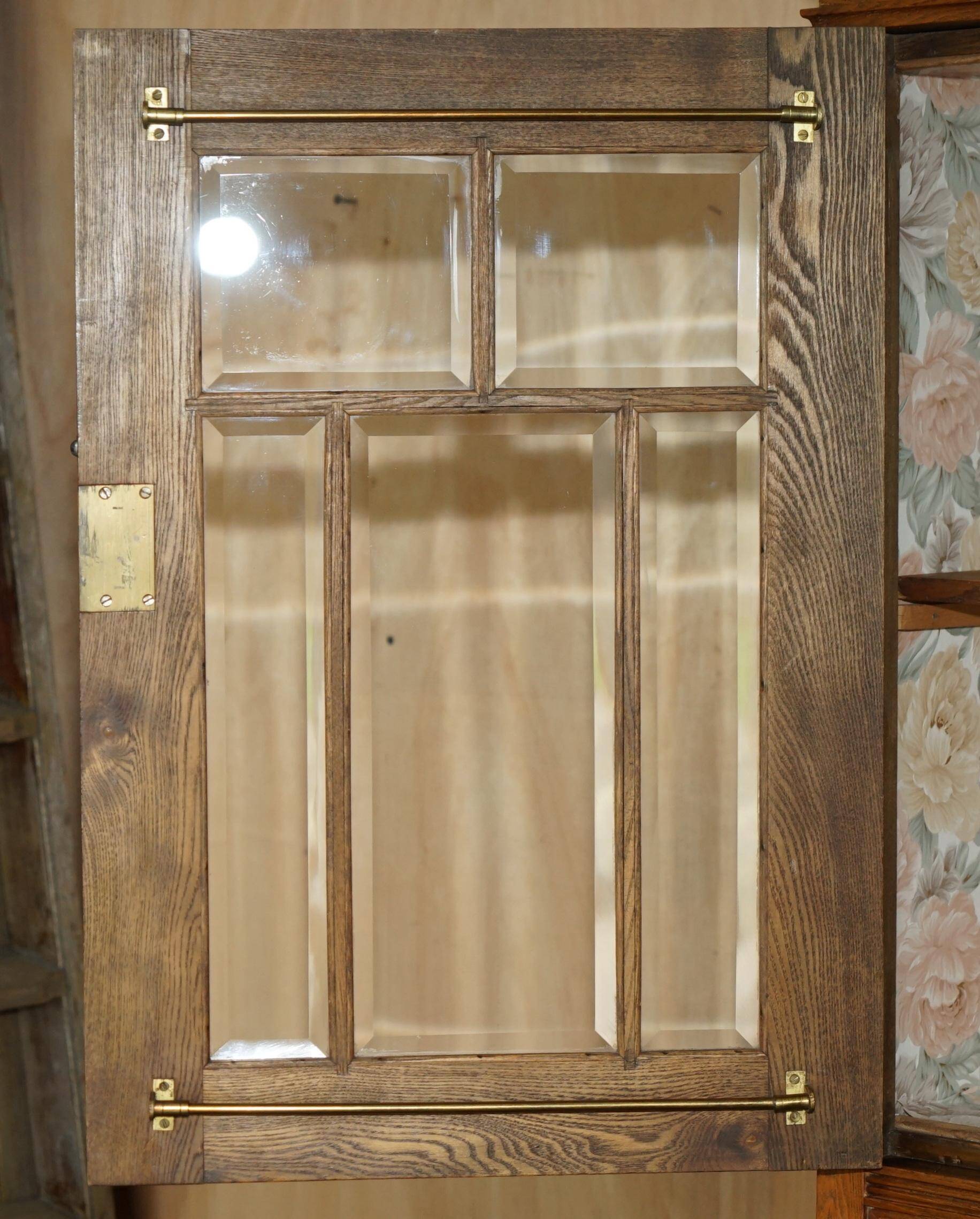 Compactum wardrobe Liberty tiger oak Art Deco style