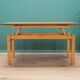 Beech table, Polish design, 1980s, manufacturer: OFM