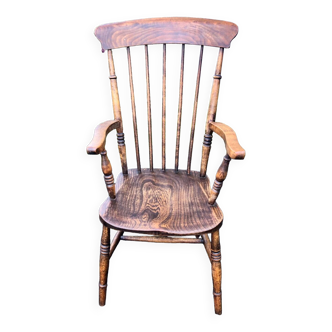 Fauteuil bois ancien