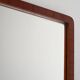 1940s Scandinavian Art Deco Mirror in Lacquered Mahogany