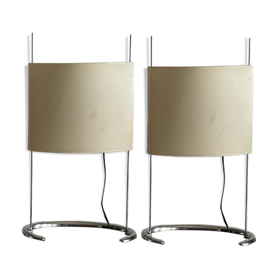 Paire de grandes lampes « Gala » par Paolo Rizzato, 1970s