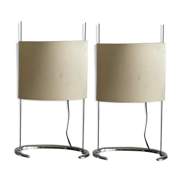 Paire de grandes lampes « Gala » par Paolo Rizzato, 1970s