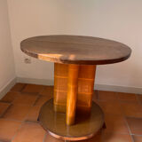 Side table marquetry table