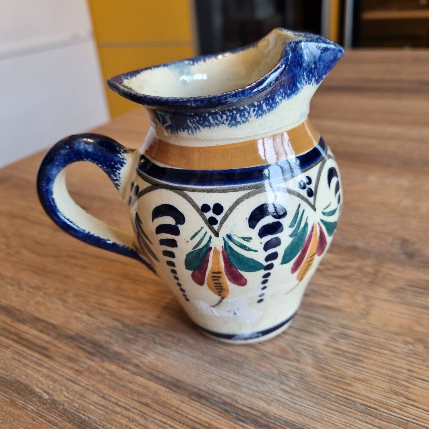 Henriot Quimper milk jug Brittany mid-20th century