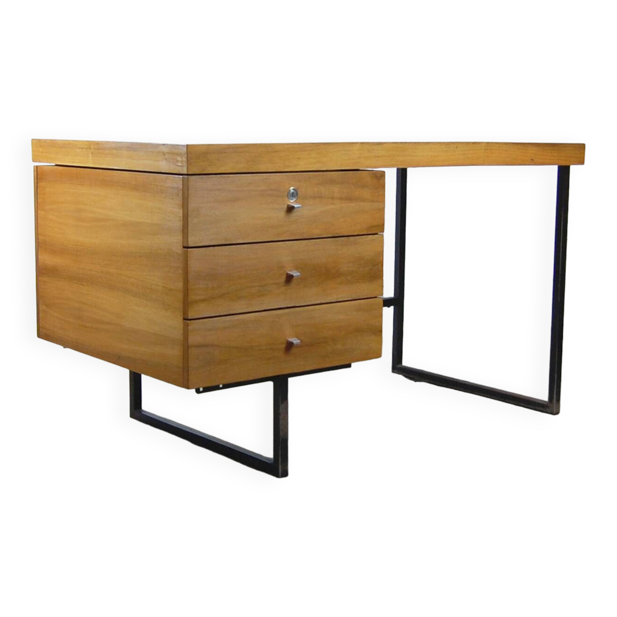 Vintage “Bailiff” desk by Pierre Guariche for Meurop 1961