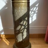Gold metal umbrella stand