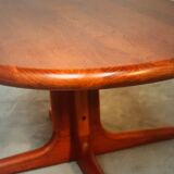 Oval coffee table Glostrup teak 60s