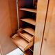 Wardrobe vintage wooden wardrobe compass feet Scandinavian style