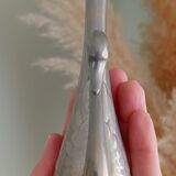 Metal swan soliflore vase