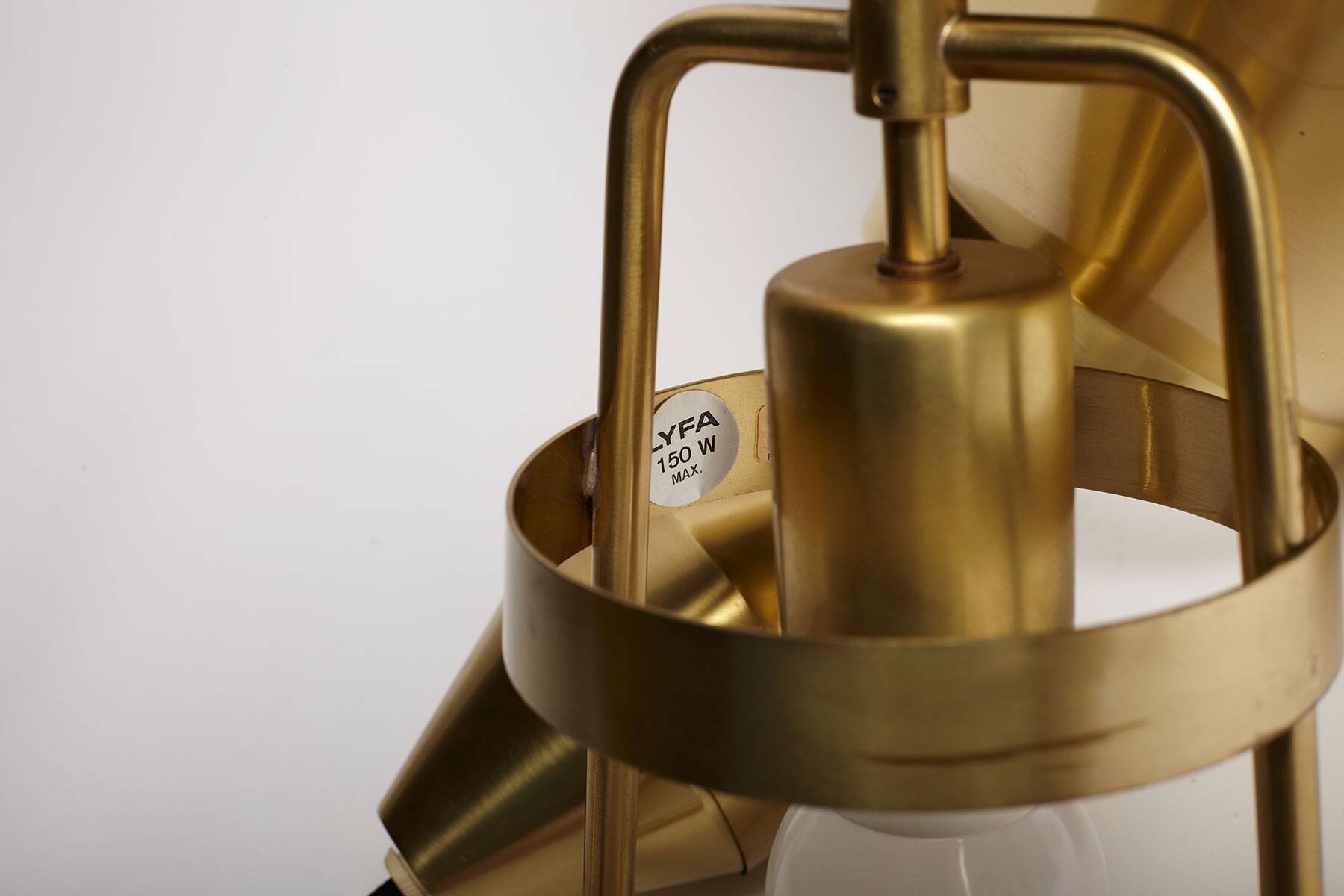 Brass Pendant Light by Fog & Mørup, Denmark 1970’s