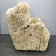 1930s Art Deco Wingback Armchair in Honey Skandilock Sheepskin