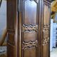 Antique solid oak wardrobe