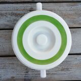 Vegetable soup decorated apple