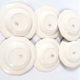 Set of 6 Digoin plates
