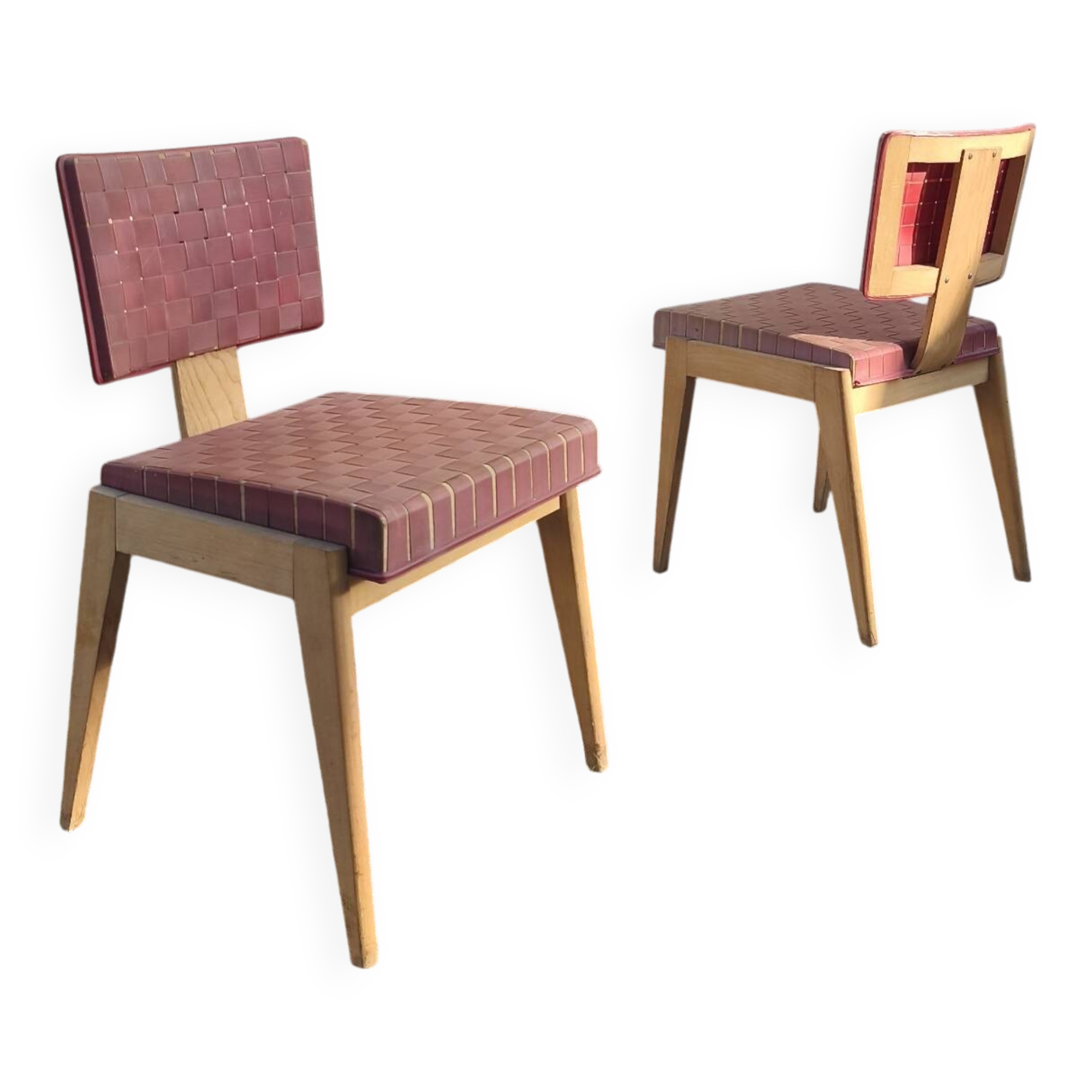 Paire de chaises Art Déco/ Moderniste