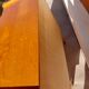 vintage commode with tapered legs