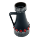 Vase Schlossberg Isle Stéphan black red vintage