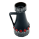 Vase Schlossberg Isle Stéphan black red vintage