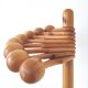 Coat holder on foot 8 orientable wooden balls