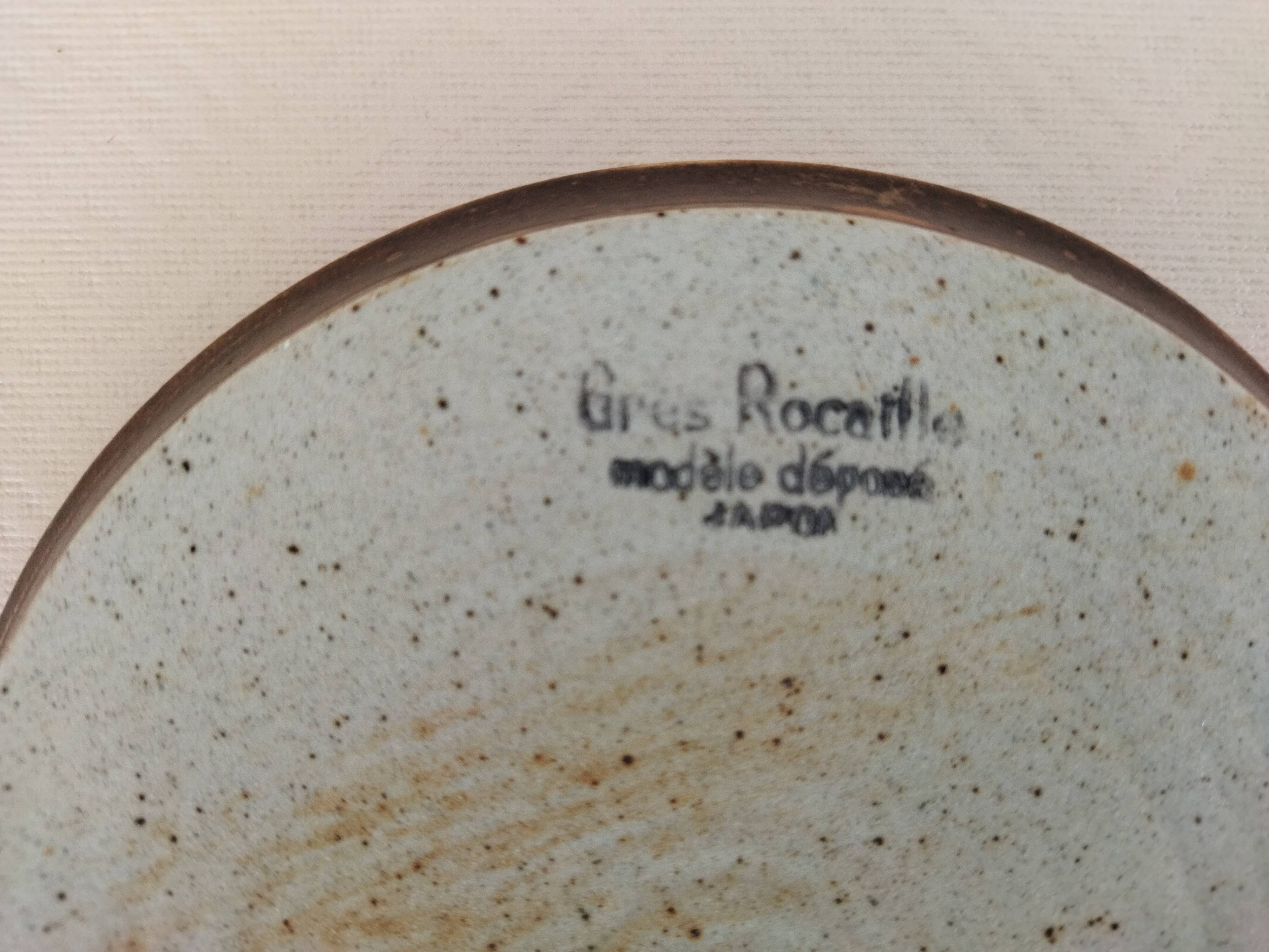 Stoneware tapas plates Rocaille Japan