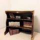 Library shelf, marquetry and gilded bronzes Napoleon III