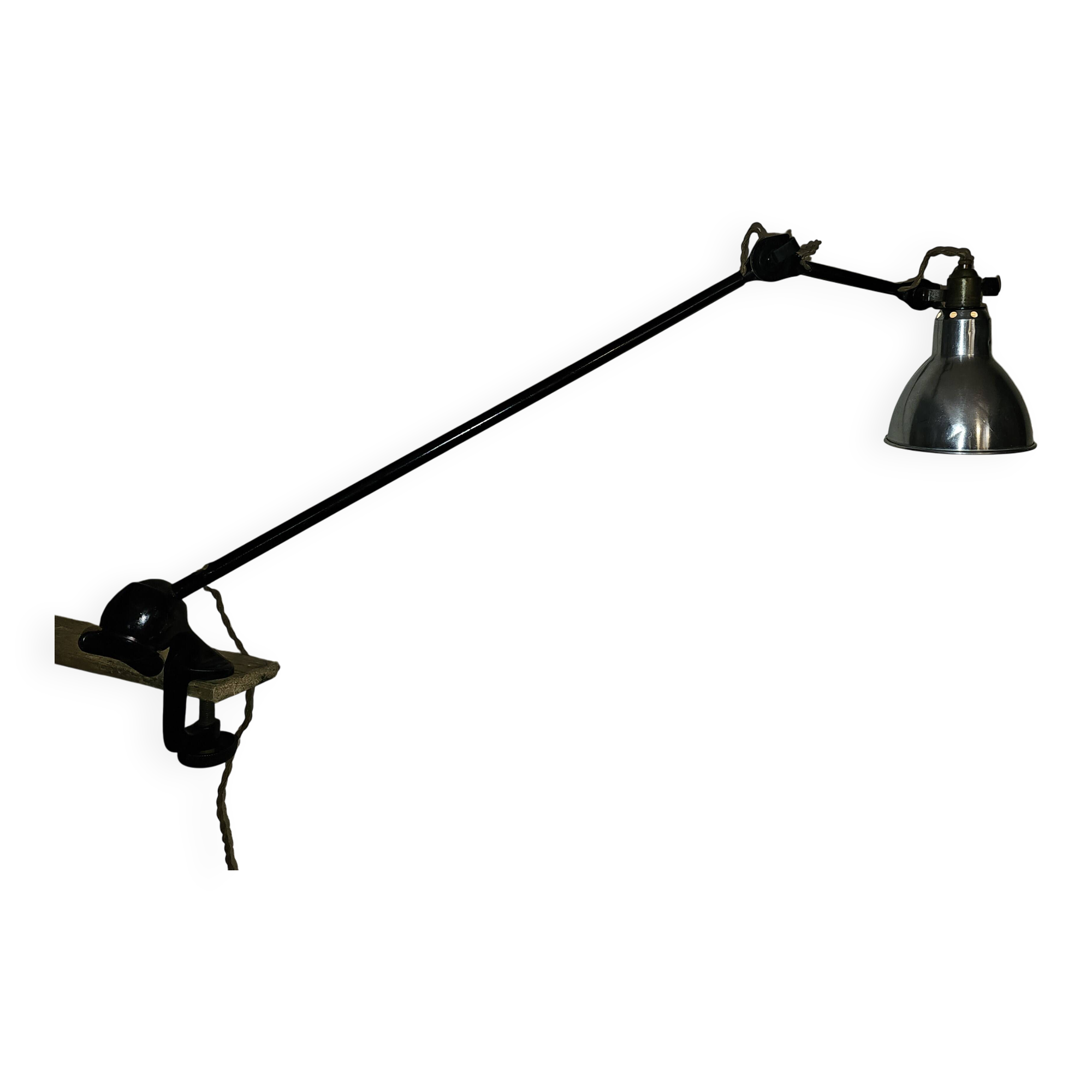 Gras lamp by Le Corbusier, industrial loft decor