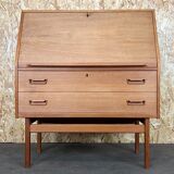 1960s 1970s teak secretary dresser Arne Wahl Iversen for Vinde Møbelfabrik