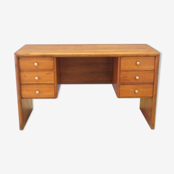 Bureau moderniste en chêne blond