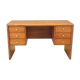 Modernist office in blond oak