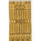 Scandinavian style 20th century modern rya rug. 135x66 cm (53x26 in).