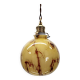 Art Deco lamp in opaline glaze Verreries de Scailmont Henri Heemskerk Belgium