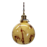 Art Deco lamp in opaline glaze Verreries de Scailmont Henri Heemskerk Belgium