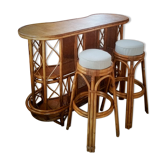 Rattan bar