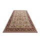 Beige and red oriental rug in wool.