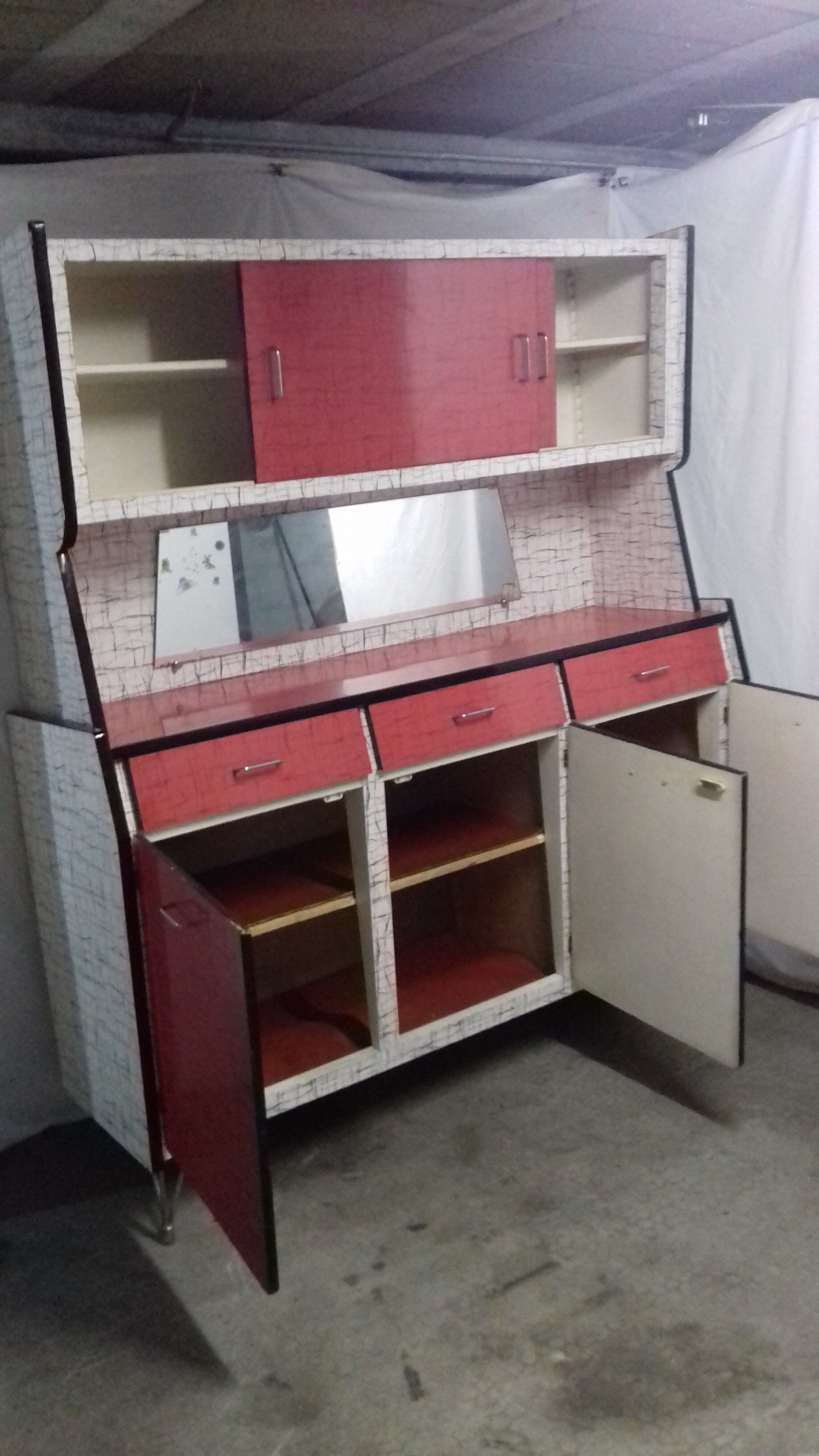 Buffet double body in formica