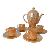Vintage coffee service Fire King Anchor Hocking in jadeite from the 1950s.