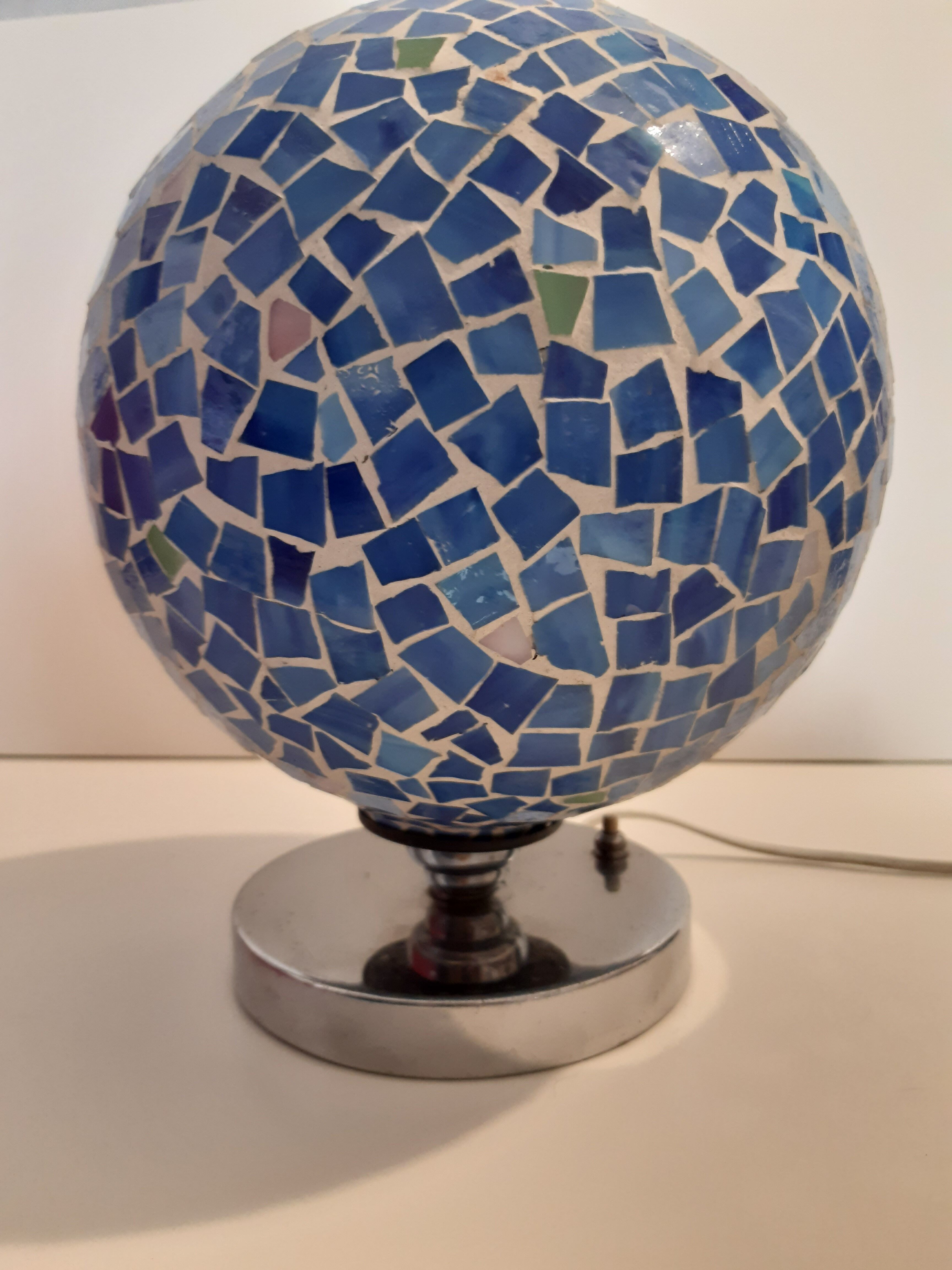 Lampe boule art deco