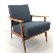 Paire de Fauteuils en teck danois vintage, années 1970