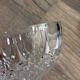 Vintage ice cream coupe finely engraved crystal from Arques.