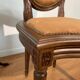 Chaise médaillon style Louis XVI
