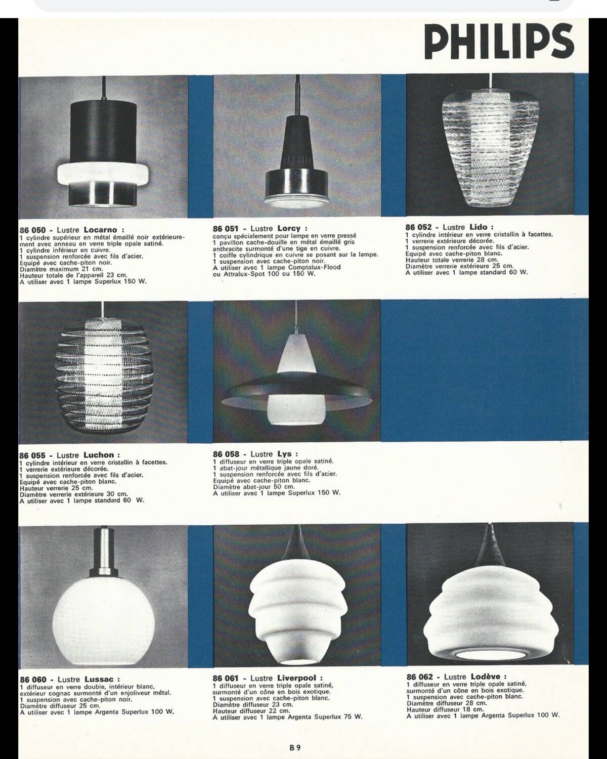 Suspension Liverpool – Design by Louis Kalff for Philips (c. 1968)