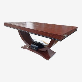 Art deco rosewood dining table