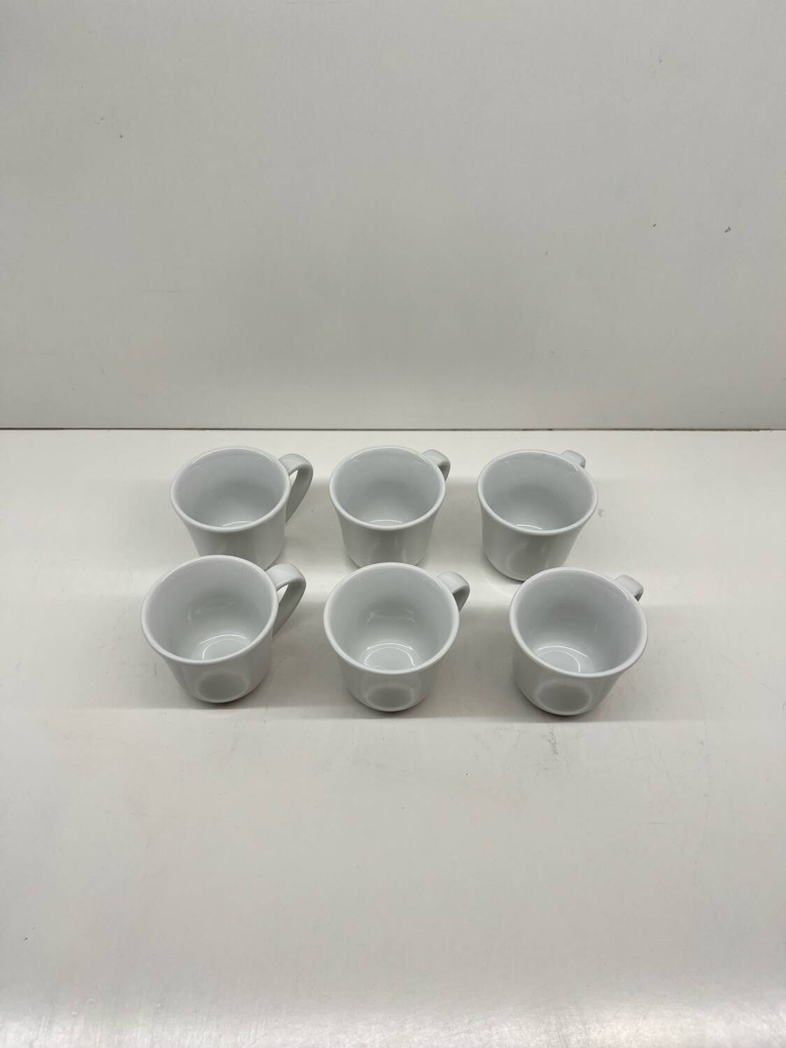 Set of 6 Alessi moka cups – KU – Toyo Ito – White porcelain – From