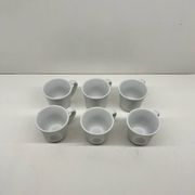 Set of 6 Alessi moka cups – KU – Toyo Ito – White porcelain – From